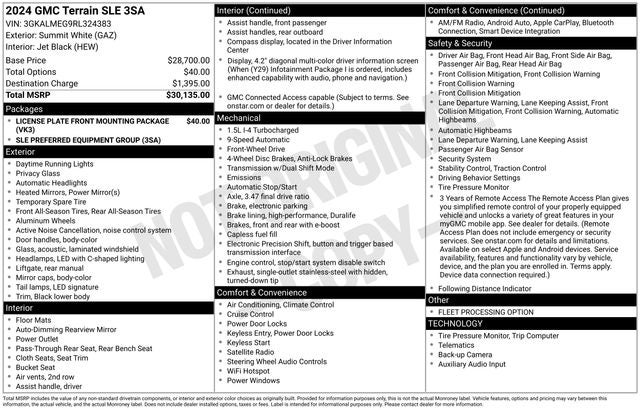 2024 GMC Terrain SLE