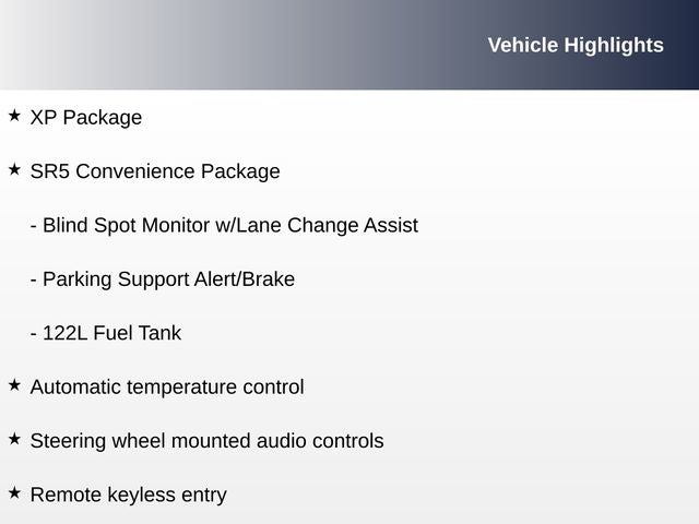 2025 Toyota Tundra SR5