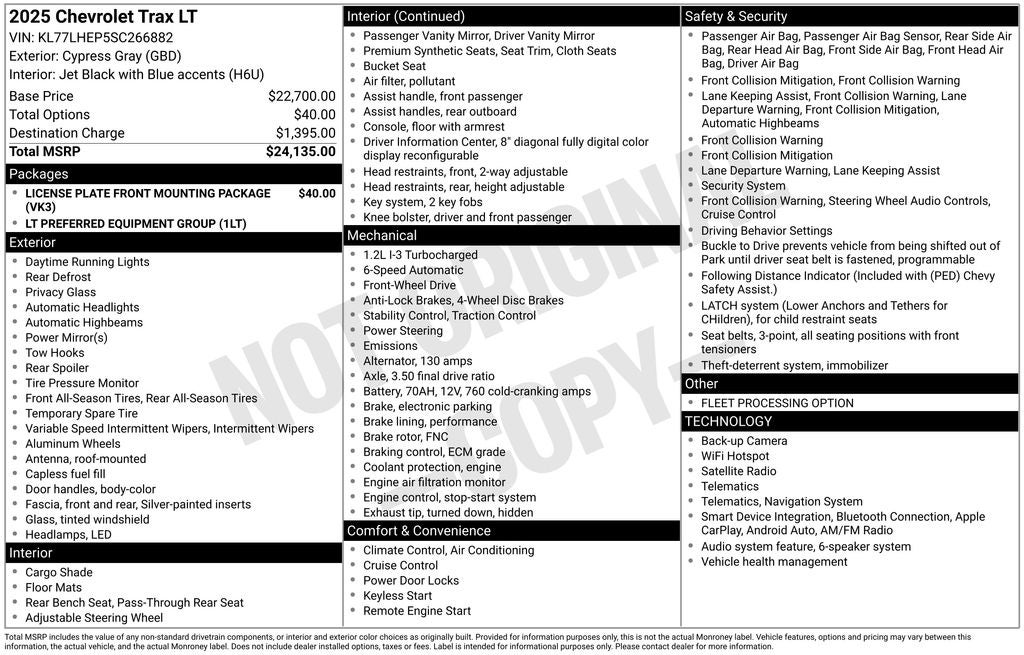 2025 Chevrolet Trax LT