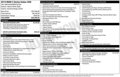 2014 BMW 3 Series 328i