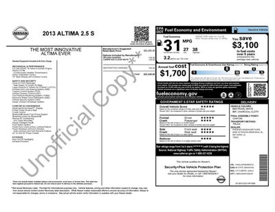 2013 Nissan Altima 2.5 S