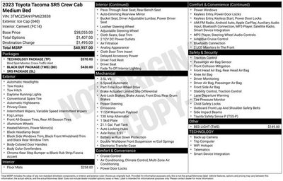 2023 Toyota Tacoma V6
