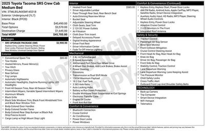 2025 Toyota Tacoma SR5