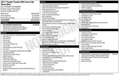 2017 Toyota Tundra SR5