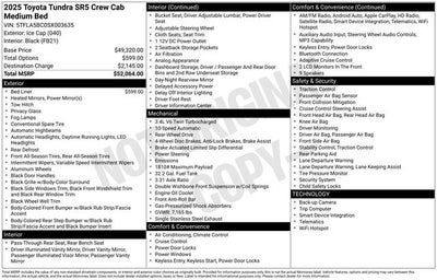 2025 Toyota Tundra SR5