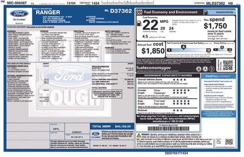 2021 Ford Ranger XLT