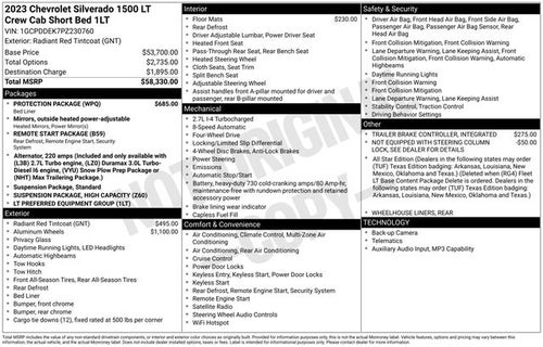 2023 Chevrolet Silverado 1500 LT LT1