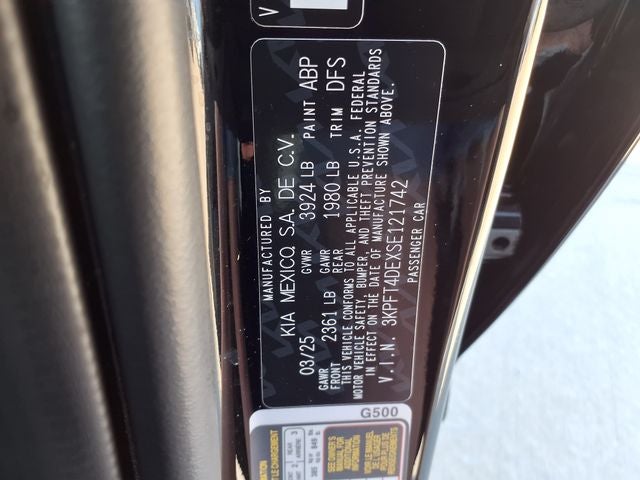 2025 Kia K4 LXS