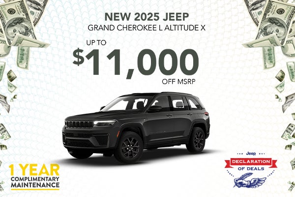 New 2025 Jeep Grand Cherokee L Altitude X