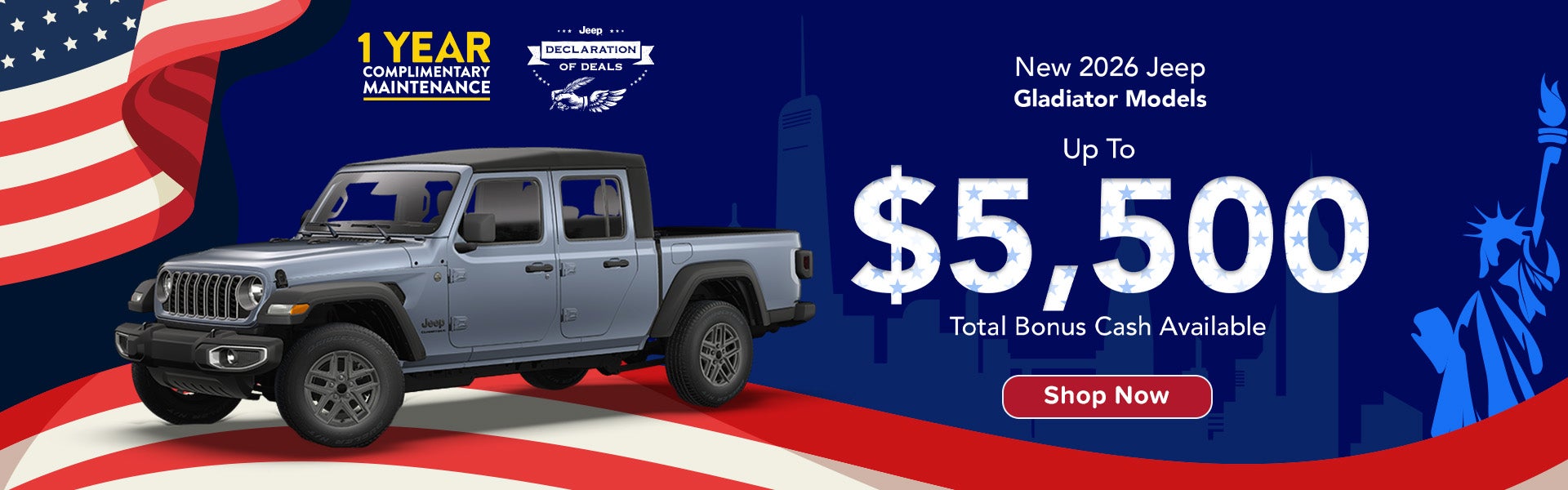 New 2026 Jeep Gladiator Models