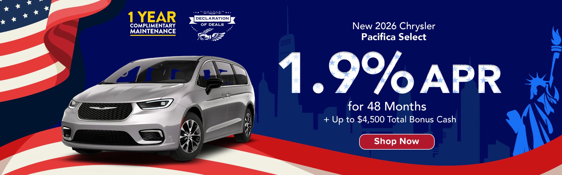 New 2026 Chrysler Pacifica Select