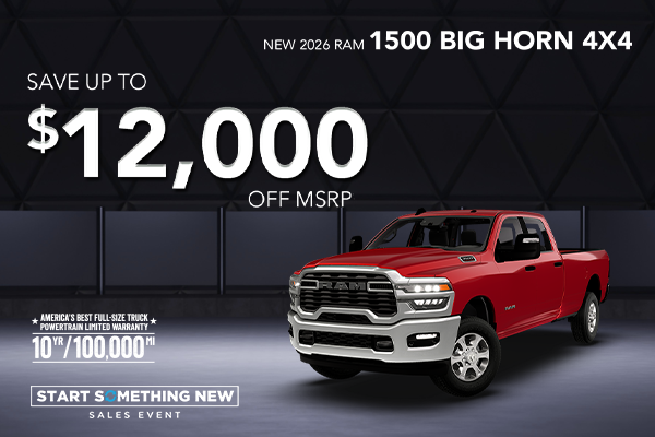 New 2026 Ram 1500 Big Horn 4x4