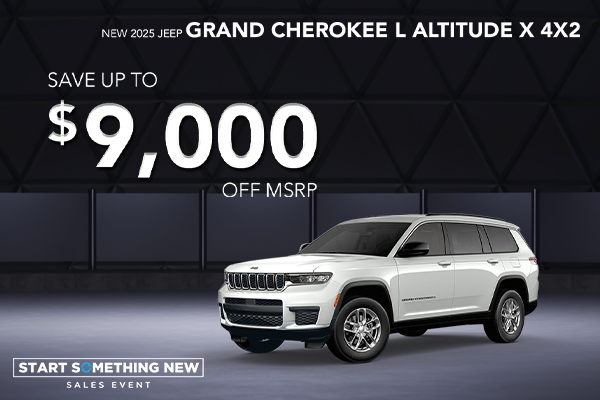 New 2025 Jeep Grand Cherokee L Altitude X 4x2