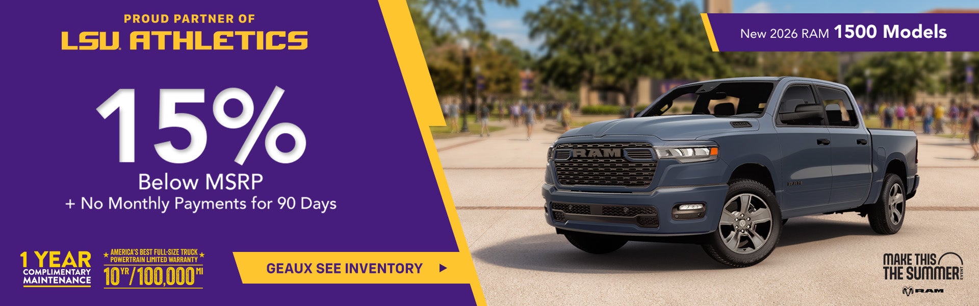 New 2026 RAM 1500 Models