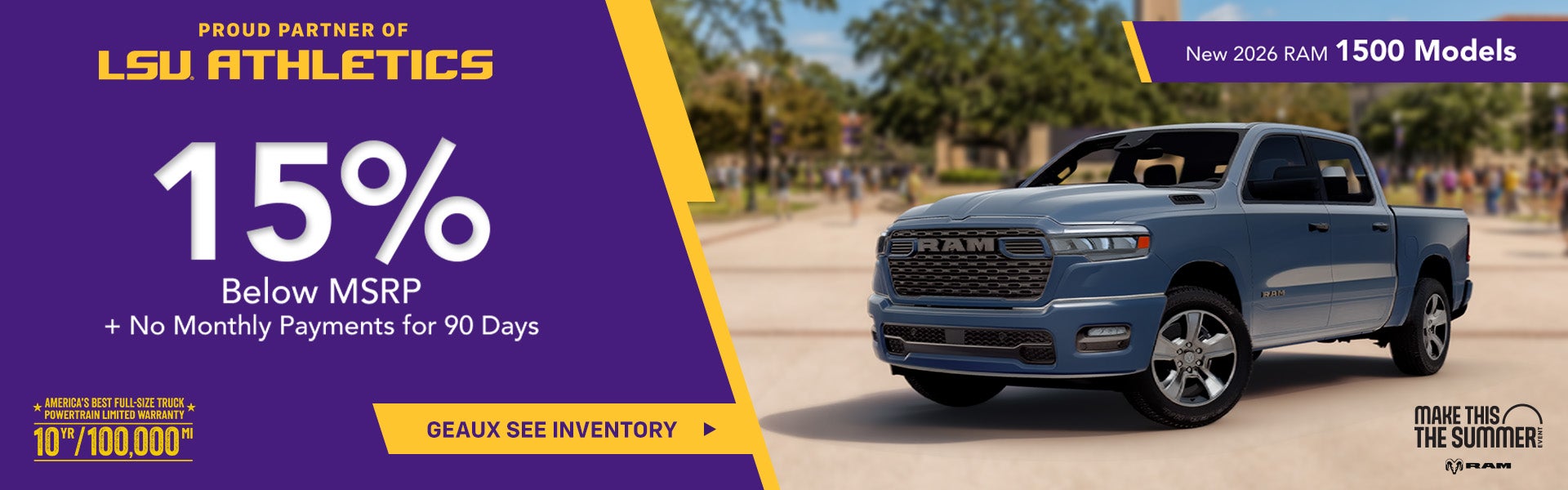 New 2026 RAM 1500 Models