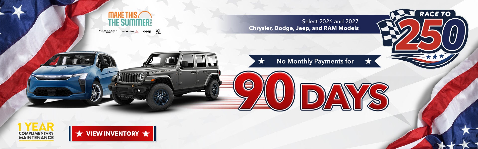 Select 2026 and 2027 Chrysler, Dodge, Jeep, and RAM Models