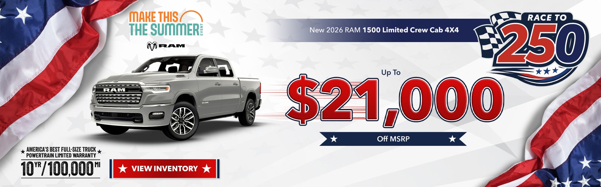 Up to $21,000 Off 2026 RAM 1500 Limited Crew Cab 4X4 – Denha