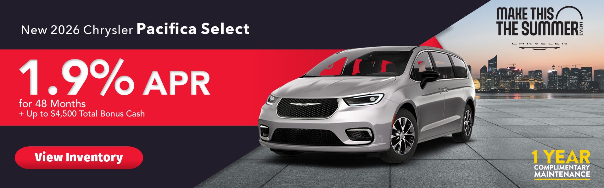 1.9% APR for 48 Months plus Up to $4,500 Bonus Cash on 2026 